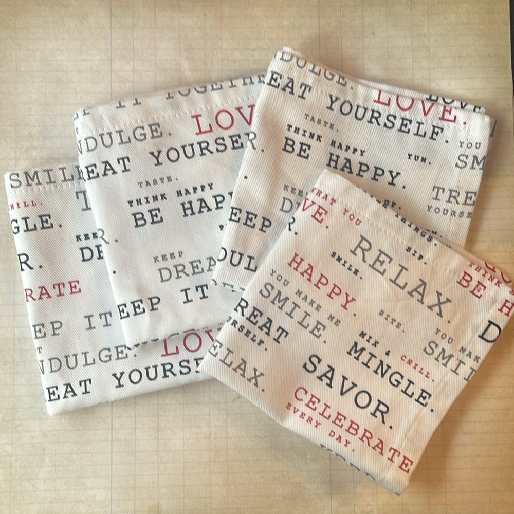 The Cellar Sentiments Cocktail Napkins